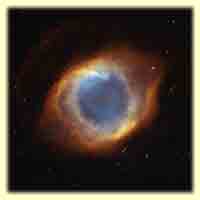 The Helix Nebula, also known as The-Eye-of-God (picture has been artificially tinted)